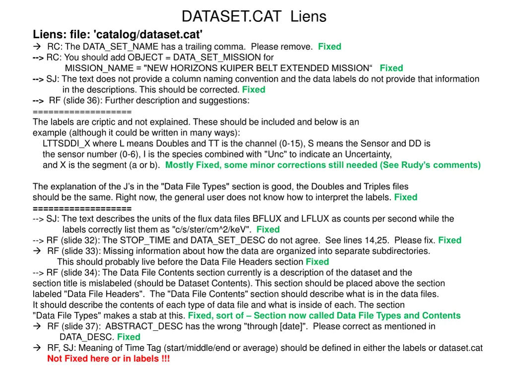 dataset cat liens