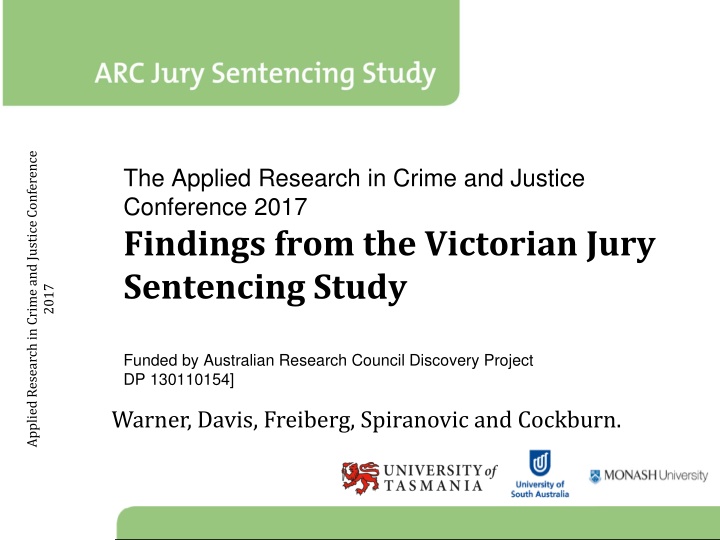 applied research in crime and justice conference