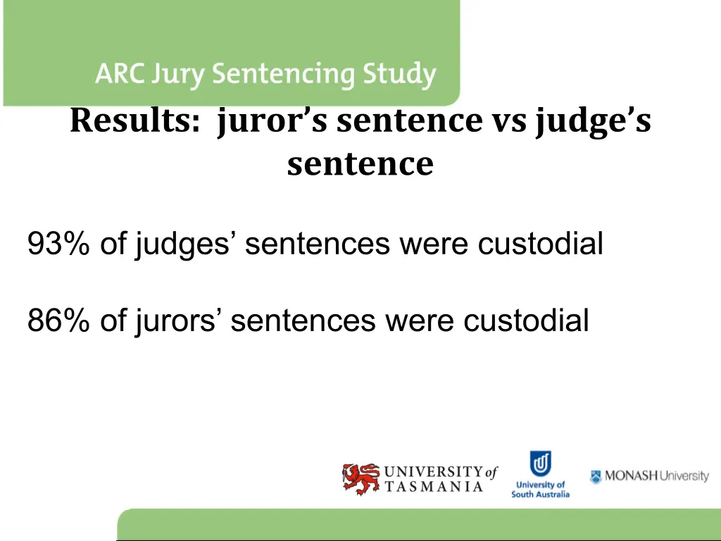 results juror s sentence vs judge s sentence 1