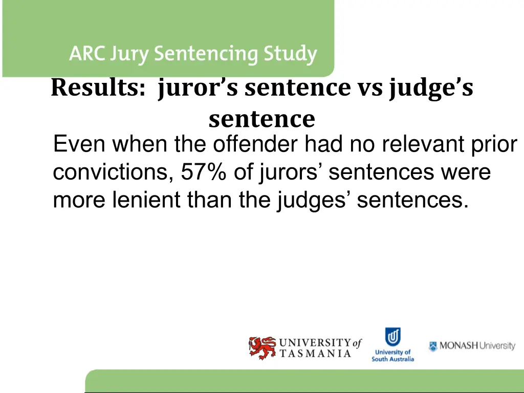 results juror s sentence vs judge s sentence even