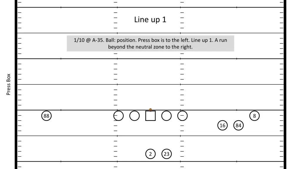 line up 1