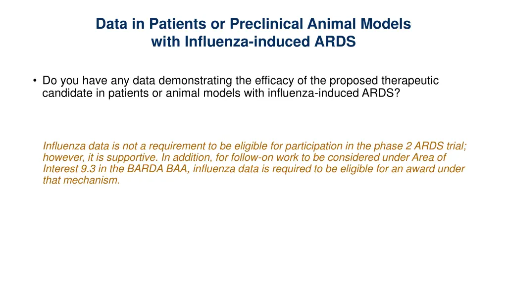 data in patients or preclinical animal models