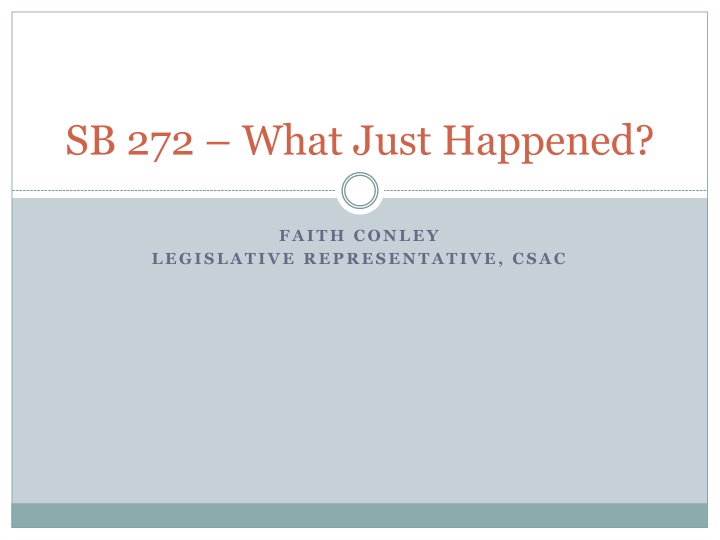 sb 272 what just happened