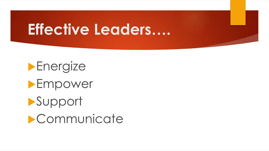 effective leaders