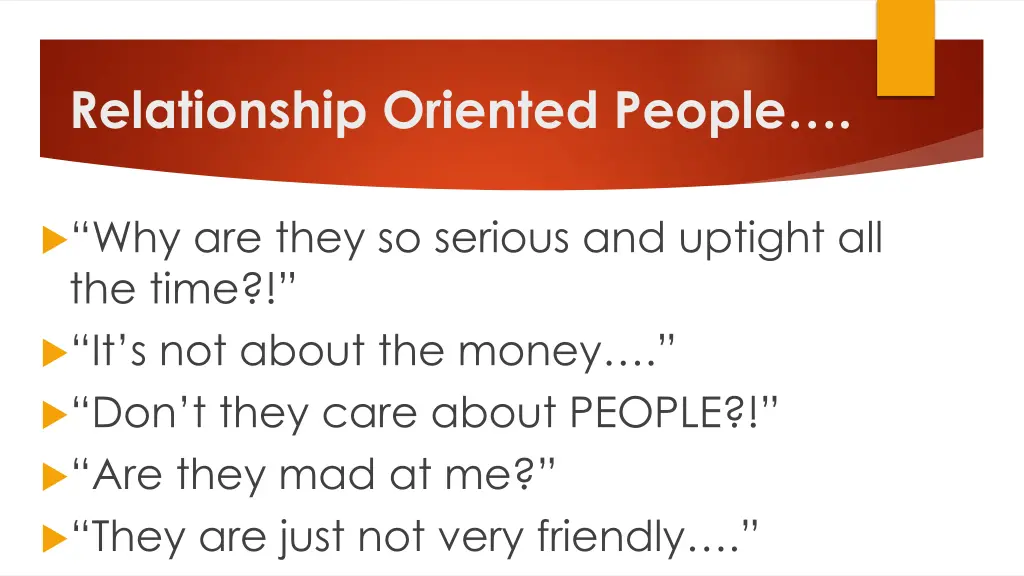 relationship oriented people 1