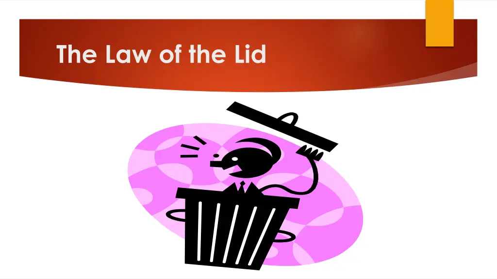 the law of the lid