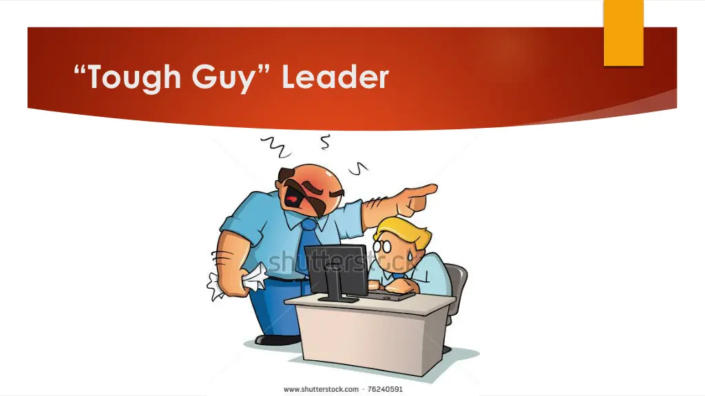 tough guy leader