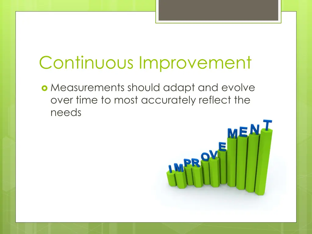 continuous improvement