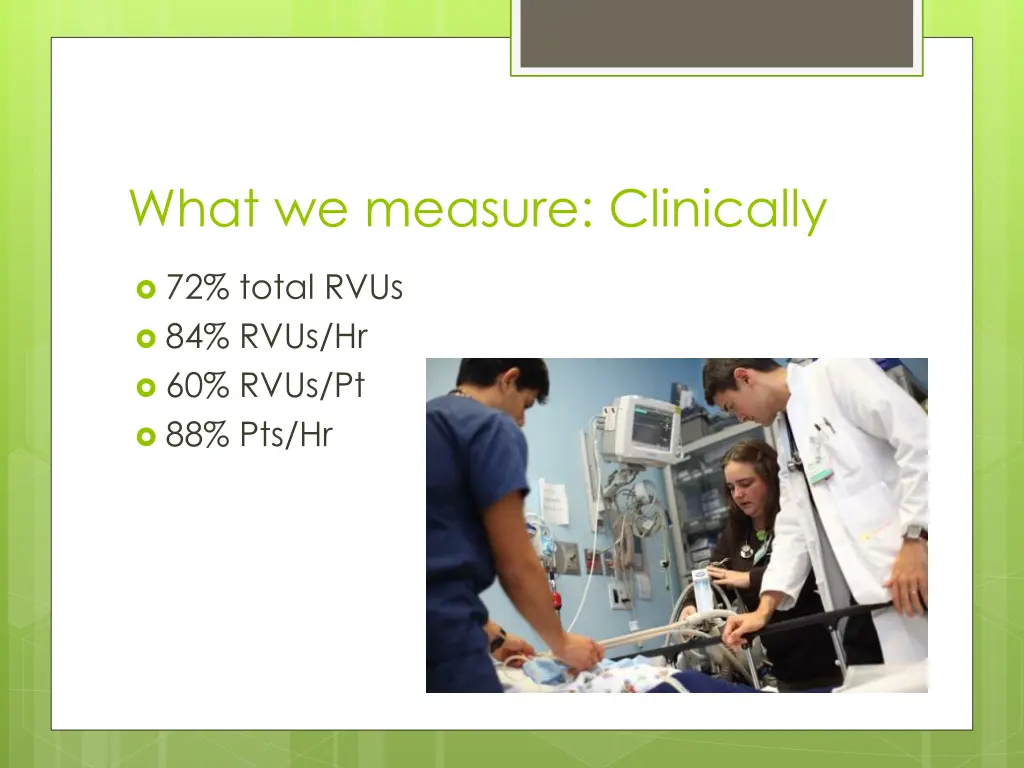 what we measure clinically