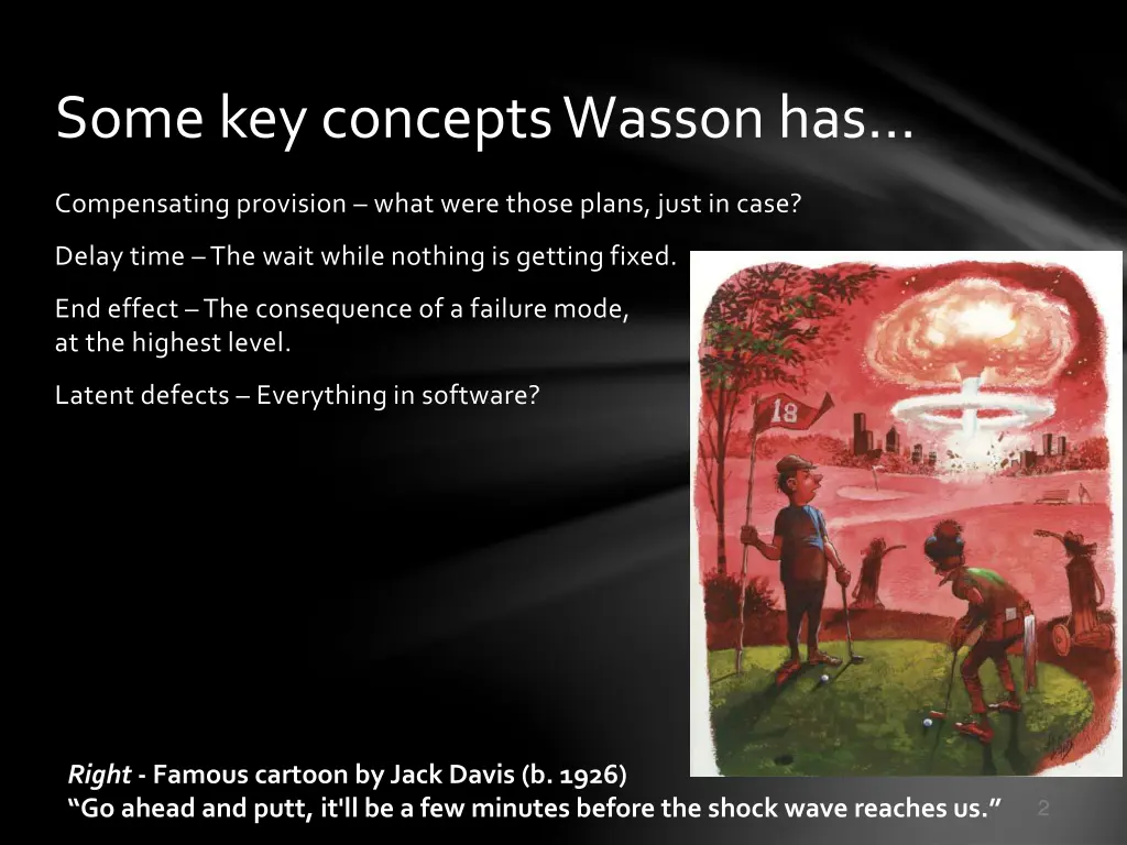 some key concepts wasson has