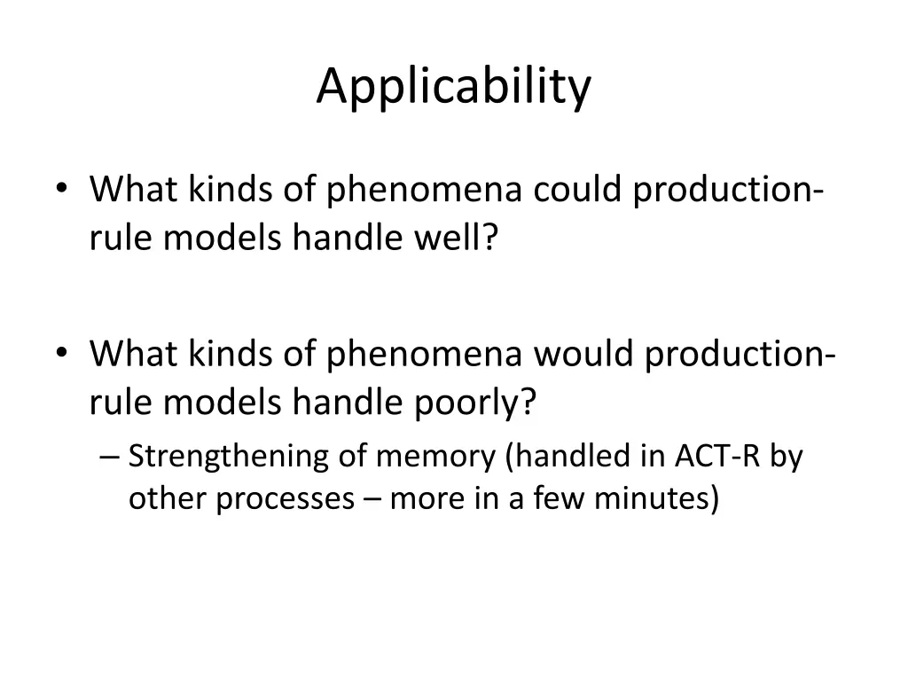 applicability 3