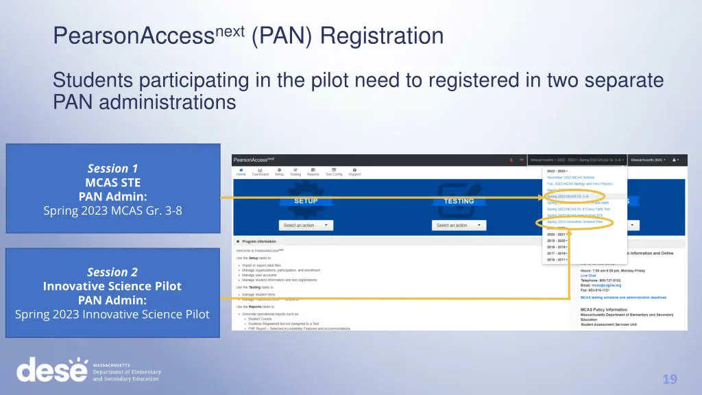 pearsonaccess next pan registration