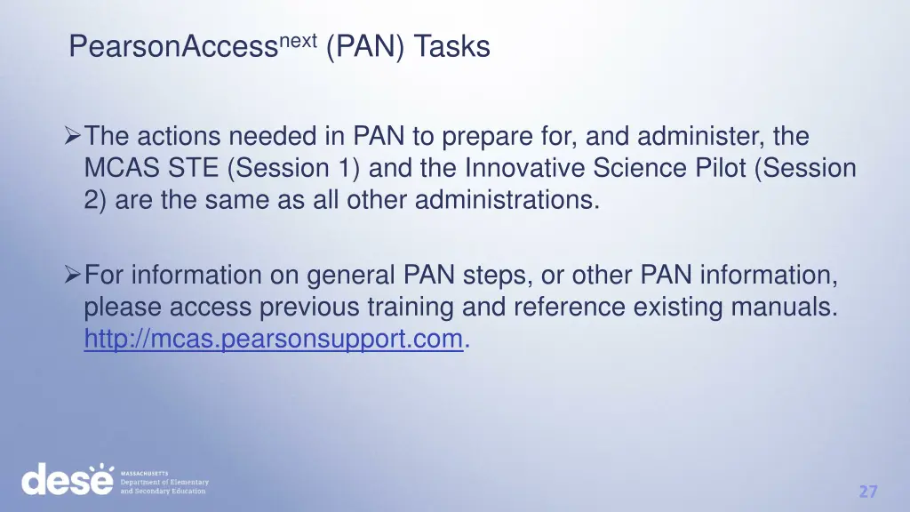 pearsonaccess next pan tasks