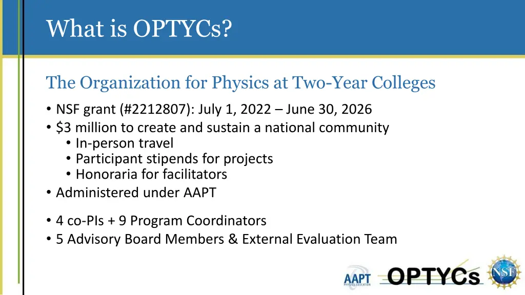 what is optycs