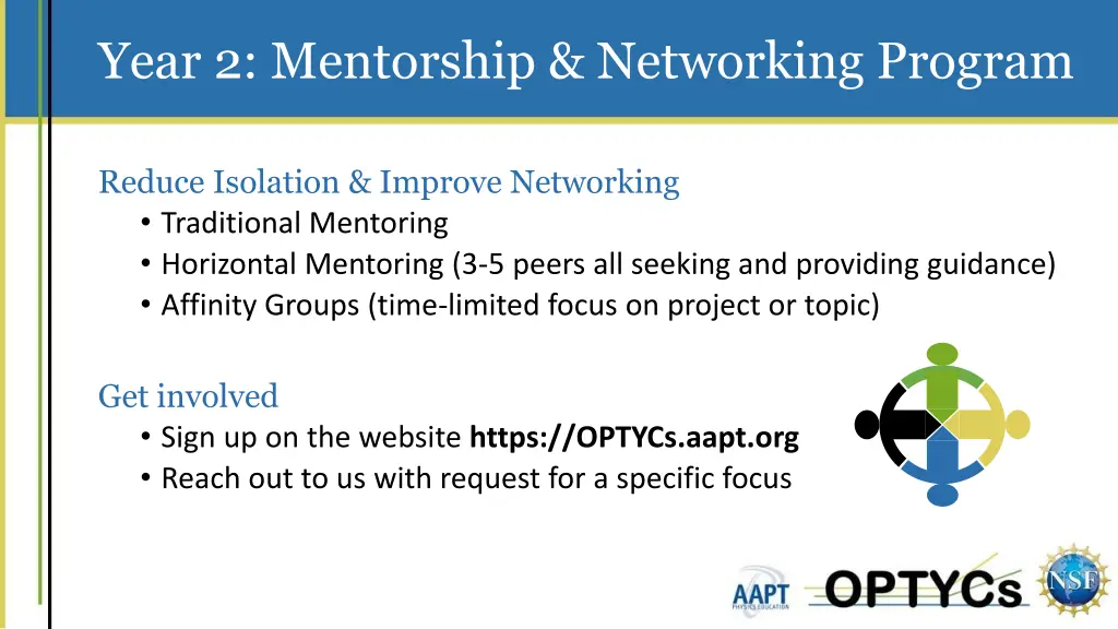 year 2 mentorship networking program