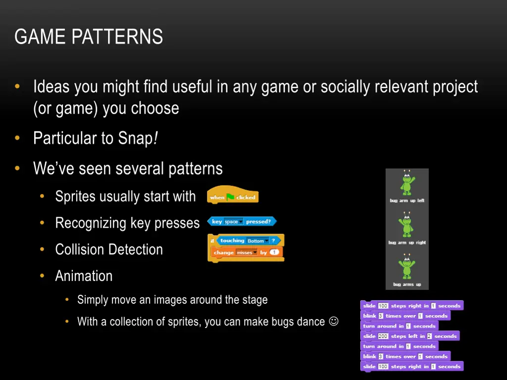 game patterns