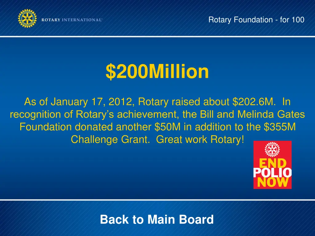 rotary foundation for 100 1