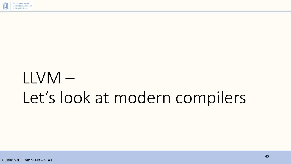 llvm let s look at modern compilers