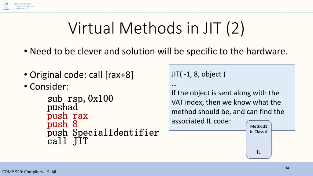 virtual methods in jit 2