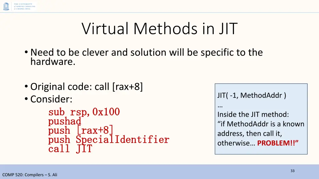 virtual methods in jit