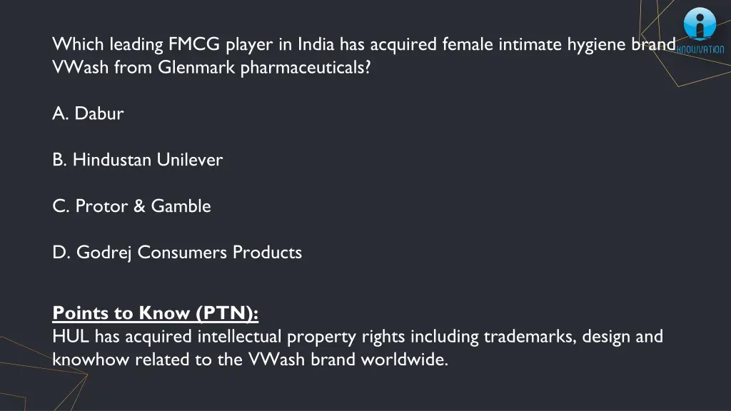 which leading fmcg player in india has acquired