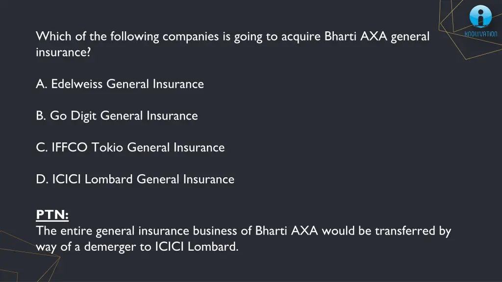 which of the following companies is going