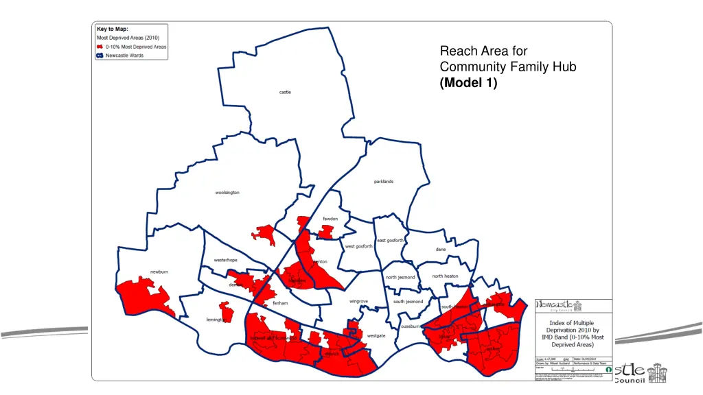 reach area for community family hub model 1