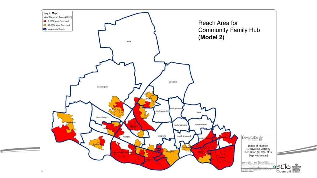 reach area for community family hub model 2