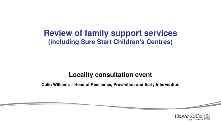 review of family support services including sure