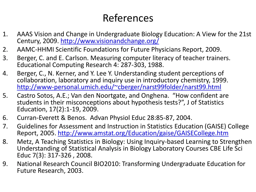 references