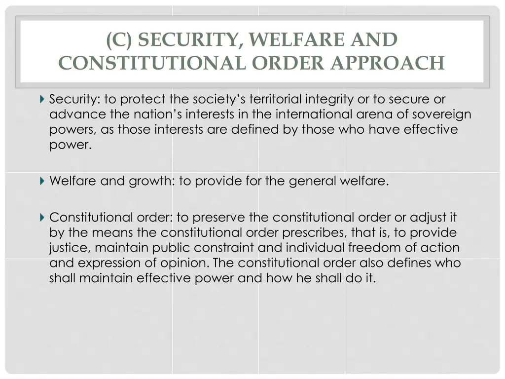 c security welfare and constitutional order 3