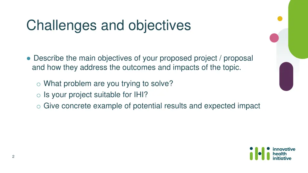 challenges and objectives