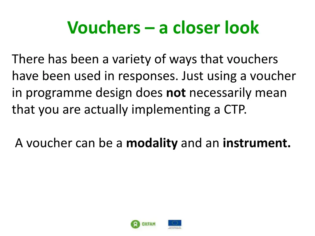 vouchers a closer look