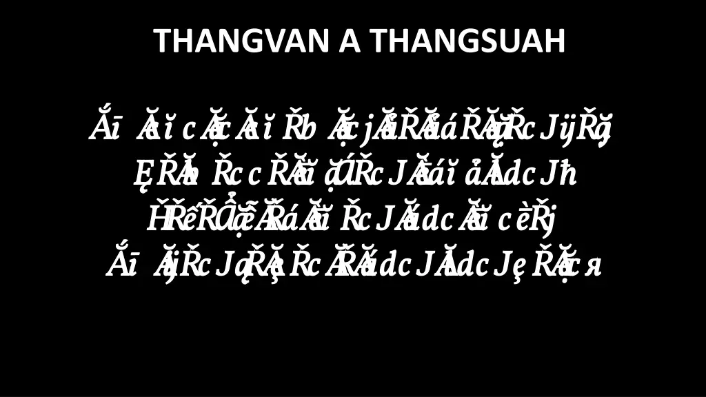 thangvan a thangsuah 2