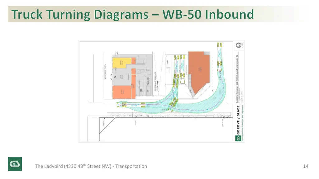 truck turning diagrams wb 50 inbound