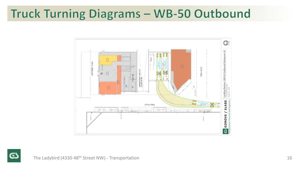 truck turning diagrams wb 50 outbound