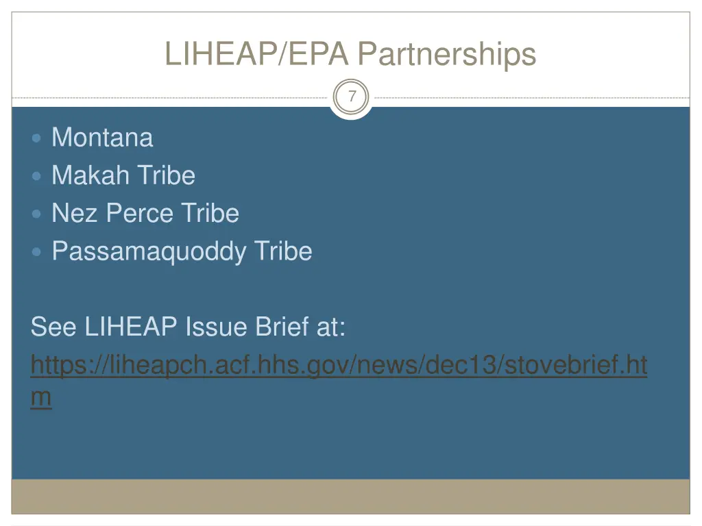 liheap epa partnerships