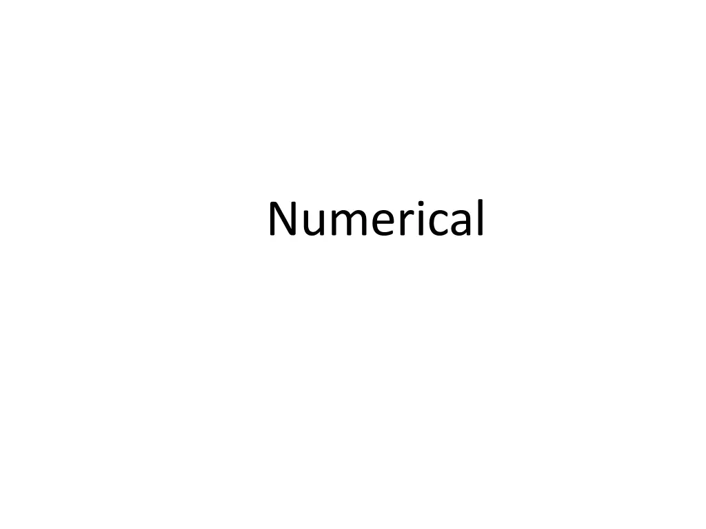 numerical