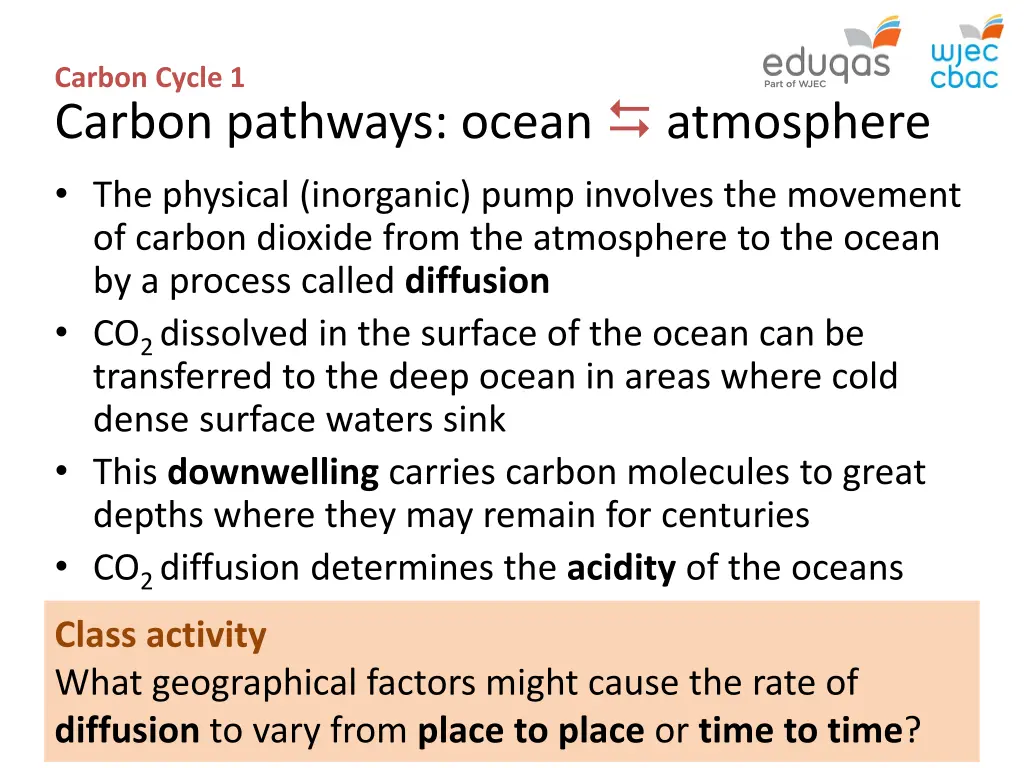 carbon cycle 1 carbon pathways ocean atmosphere 1