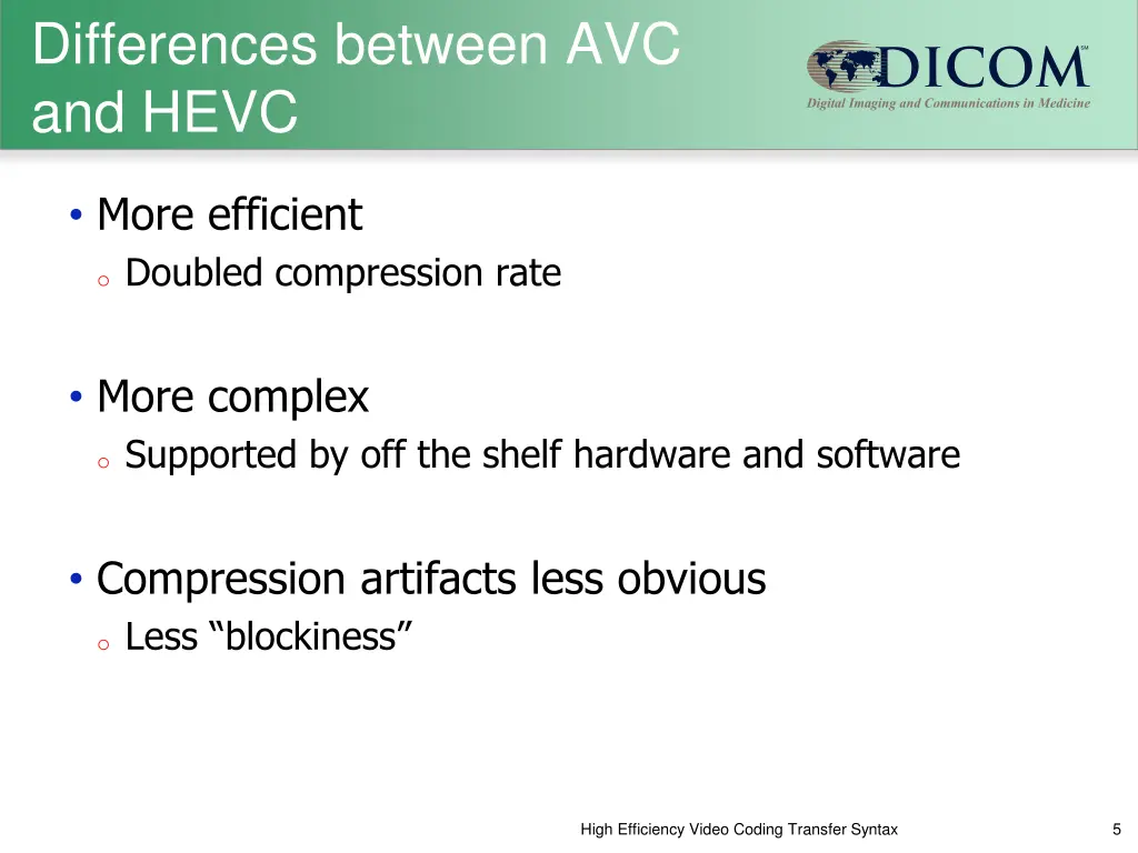 differences between avc and hevc