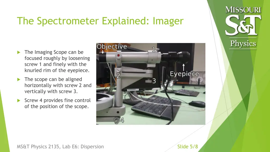 the spectrometer explained imager