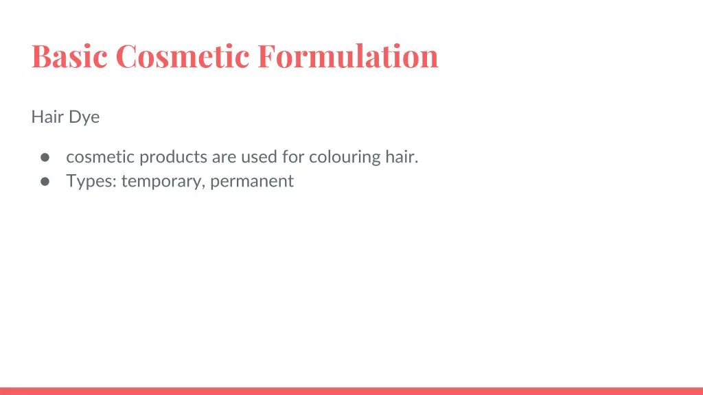 basic cosmetic formulation