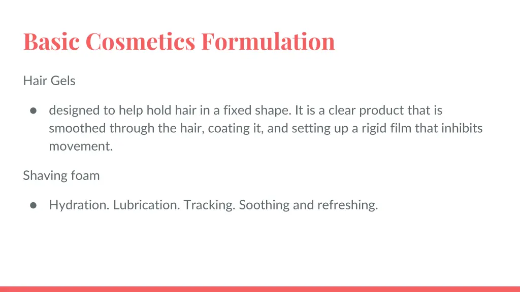 basic cosmetics formulation 1