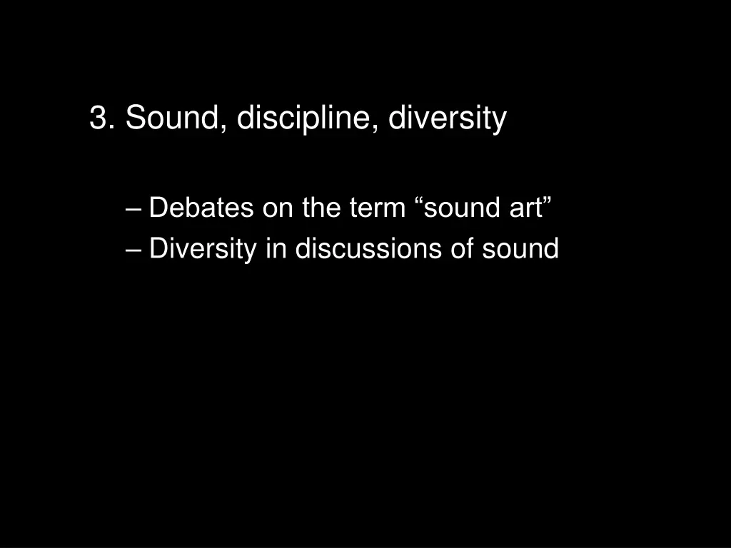 3 sound discipline diversity 2