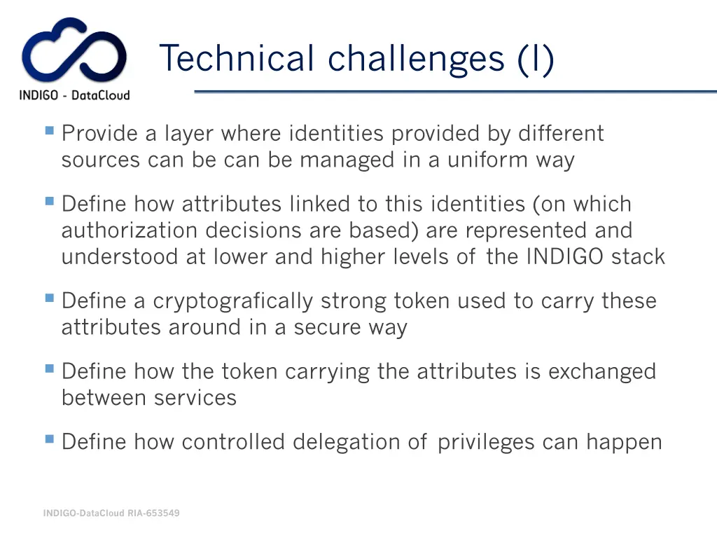 technical challenges i