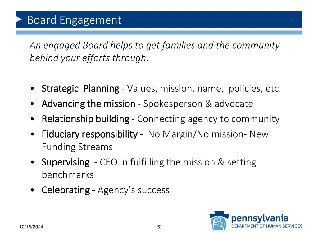 board engagement