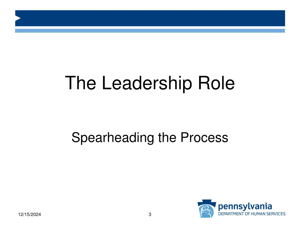 the leadership role