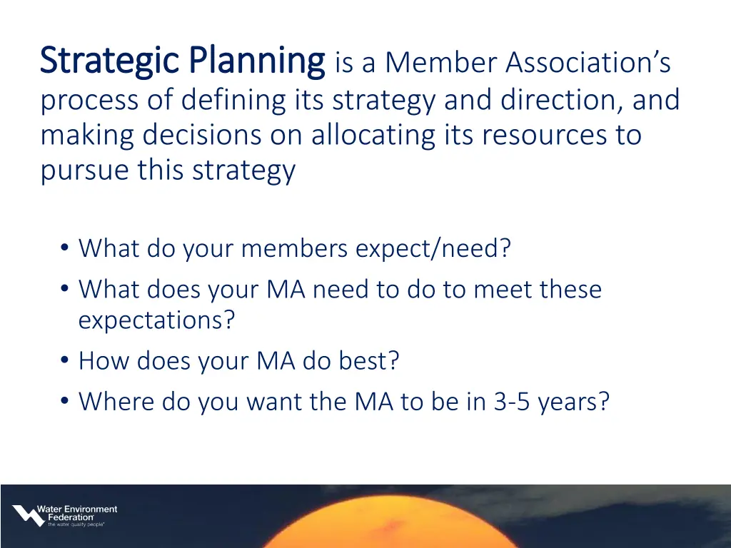 strategic planning strategic planning is a member