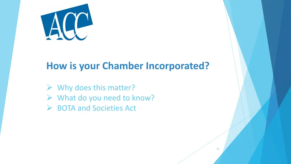 how is your chamber incorporated