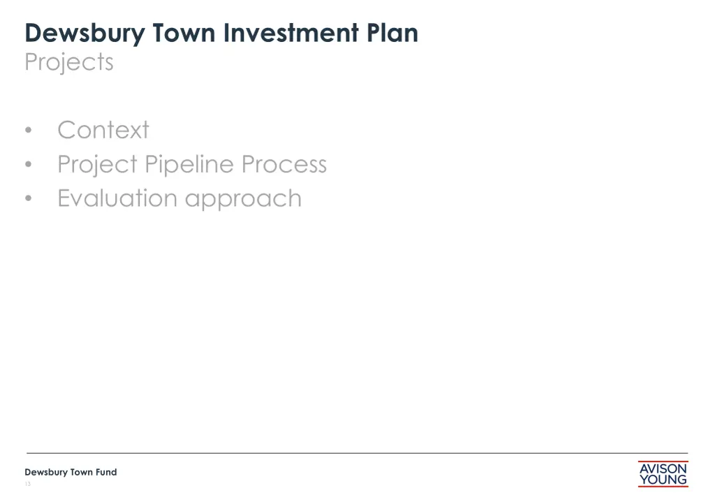 dewsbury town investment plan projects